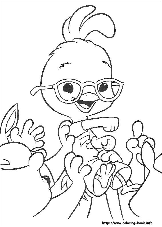 Chicken Little coloring picture